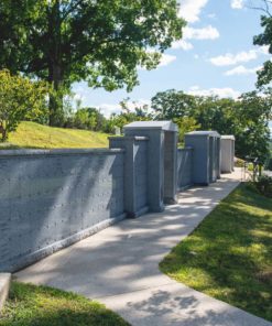 Alternative view of Memory Wall: Installation for Two
